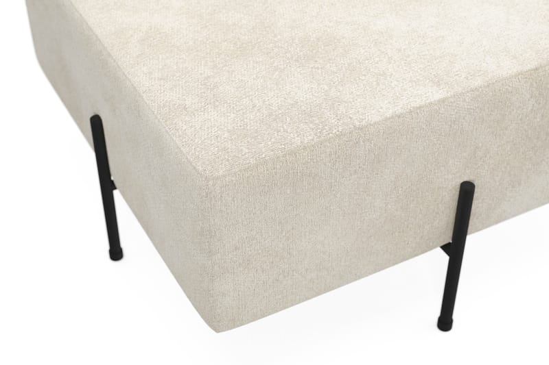 Menard Compact Sittpuff 70 cm Kvadratisk - Vit - Products - Möbler - Fåtölj & stolar - Pall & puff - Sittpuff