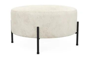 Menard Compact Sittpuff Rund 70 cm - Vit - Products - Möbler - Fåtölj & stolar - Pall & puff - Sittpuff