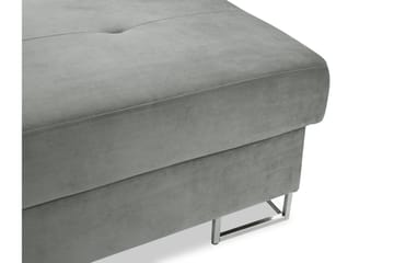 Reginia Fotpall 104 cm - Mörkgrå/Grå - Products - Möbler - Fåtölj & stolar - Pall & puff - Fotpallar