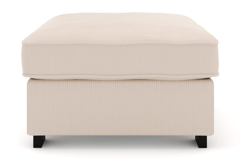 Rossita Fotpall i Manchester - Beige - Products - Möbler - Fåtölj & stolar - Pall & puff - Fotpallar