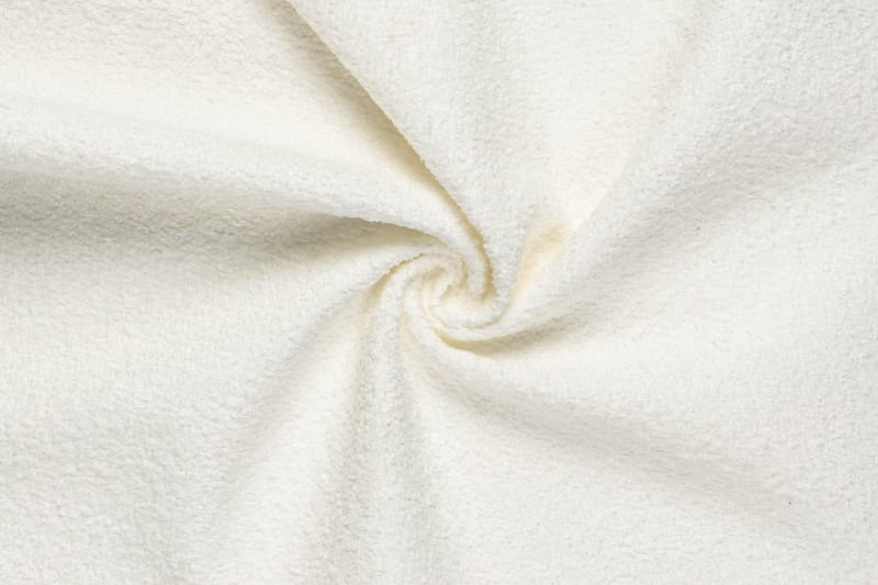 Trend Lyx Fotpall - Vit|Bouclé - Products - Möbler - Fåtölj & stolar - Pall & puff - Fotpallar