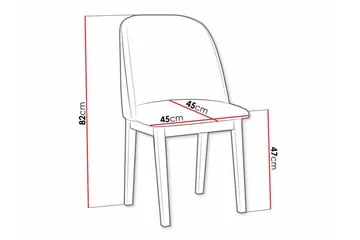 Patrickswell Matstol - Svart - Products - Möbler - Fåtölj & stolar - Matstol & köksstol