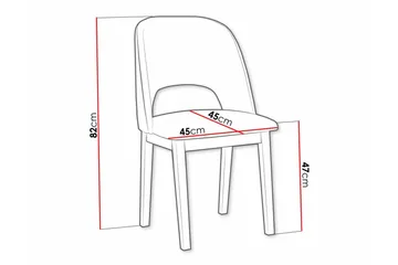 Patrickswell Matstol - Svart - Products - Möbler - Fåtölj & stolar - Matstol & köksstol