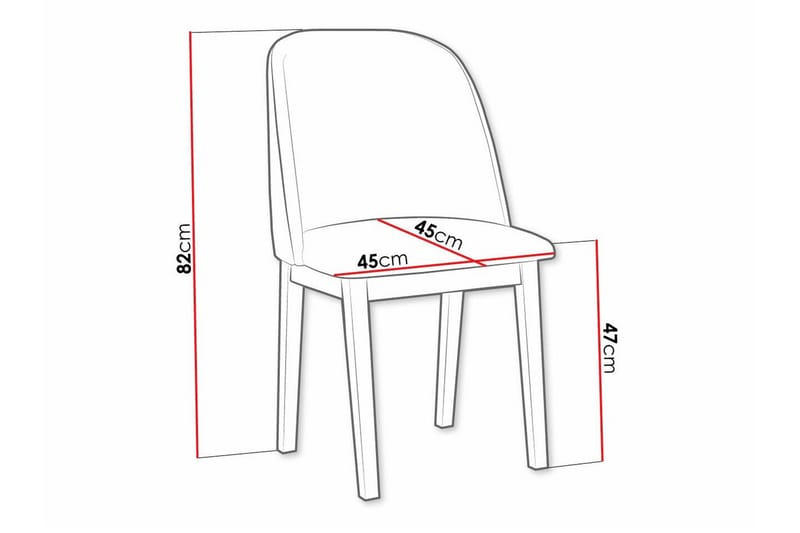 Patrickswell Matstol - Svart - Products - Möbler - Fåtölj & stolar - Matstol & köksstol