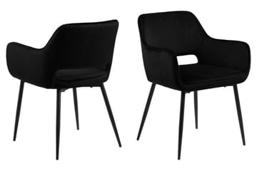 Pelaw Karmstol - Svart - Products - Möbler - Fåtölj & stolar - Karmstol