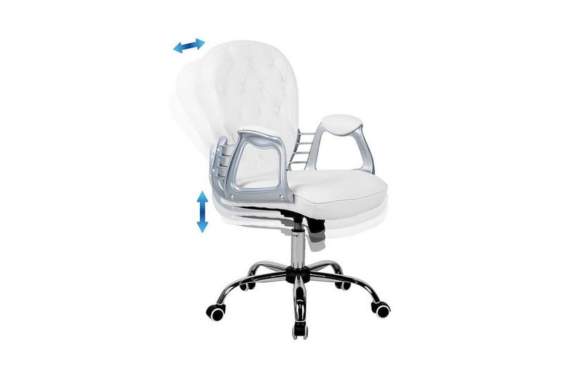 Princess Kontorsstol - Silver - Products - Möbler - Fåtölj & stolar - Kontorsstol & skrivbordsstol