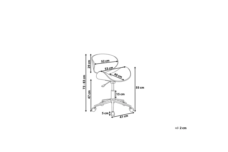 Rotterdam Kontorsstol - Svart - Products - Möbler - Fåtölj & stolar - Kontorsstol & skrivbordsstol