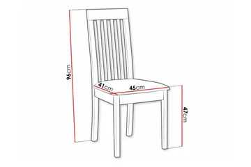 Rowden Matstol - Vit - Products - Möbler - Fåtölj & stolar - Matstol & köksstol