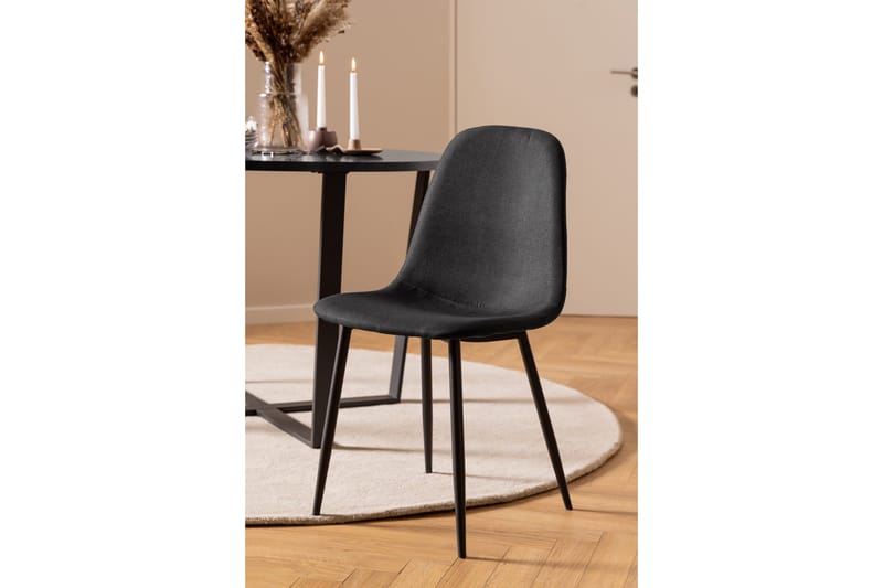 Salaman Matstol - Svart - Products - Möbler - Fåtölj & stolar - Matstol & köksstol