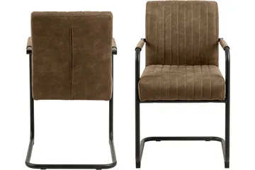 Salini Karmstol - Brun - Products - Möbler - Fåtölj & stolar - Karmstol