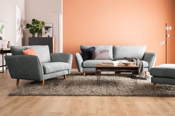 Trend Lyx Fåtölj - Grå/Svart - Products - Möbler - Fåtölj & stolar - Fåtölj