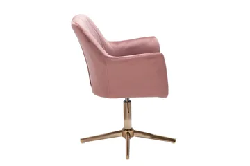 Willowdale Kontorsstol med Armstöd - Rosa/Guld - Products - Möbler - Fåtölj & stolar - Kontorsstol & skrivbordsstol