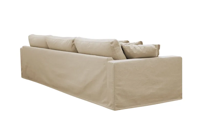 Valencia Extra Djup 5-sits Soffa med avtagbar och tvättbar klädsel - Beige - Products - Möbler - Soffa