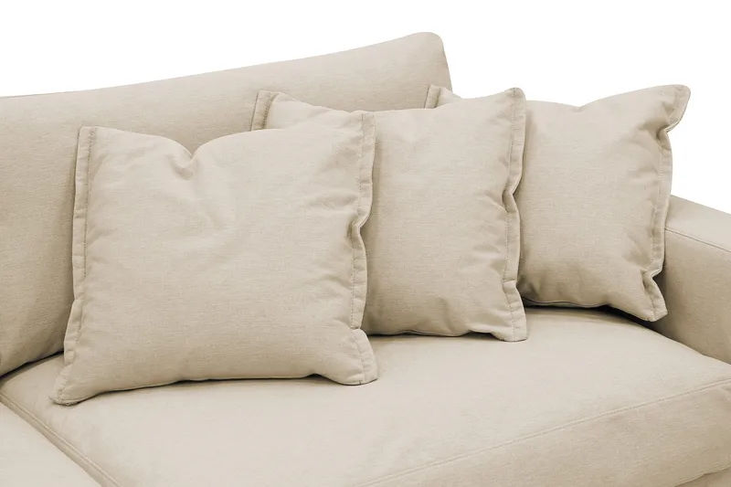 Valencia Extra Djup 5-sits Soffa med avtagbar och tvättbar klädsel - Beige - Products - Möbler - Soffa