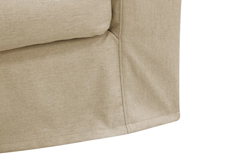 Valencia Extra Djup 5-sits Soffa med avtagbar och tvättbar klädsel - Beige - Products - Möbler - Soffa