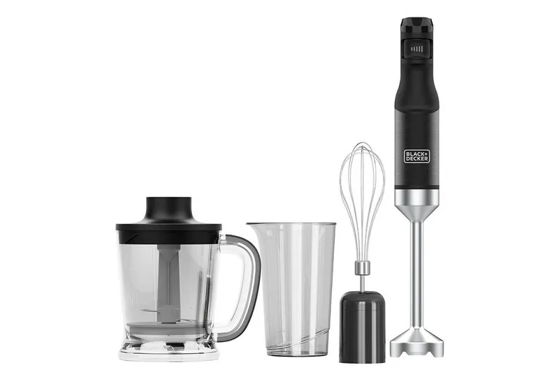 Stavmixerset Black+Decker Svart 1500W, Svart