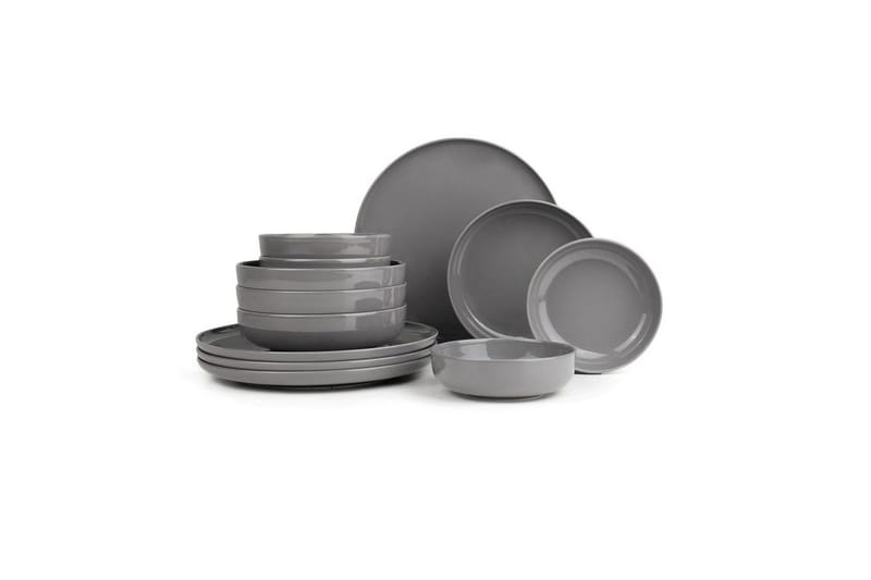 Middagset (12 delar) Athodna Antracit, Antracit