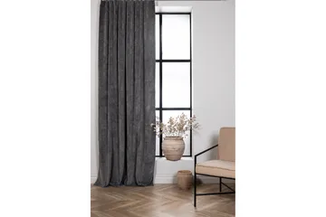 Elma Gardin 140x290 cm - Grå - Products - Textil & mattor - Gardiner - Gardinlängder - Kanallängd