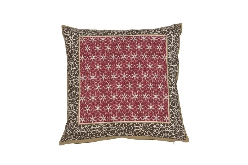 Eva Kuddfodral 48x48 cm, Röd