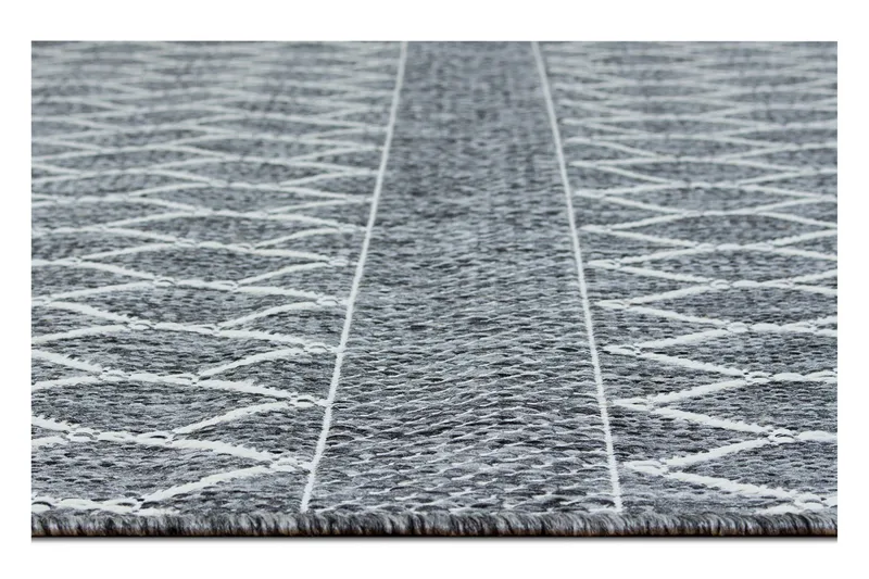 Madrid Bell Flatvävd Matta 80x150 - Grå/Vit - Products - Textil & mattor - Matta - Flatvävd matta