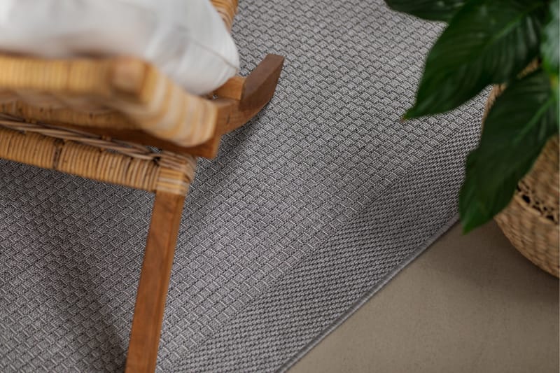 Miami Flatvävd Matta 80x200 cm - Grå - Products - Textil & mattor - Matta - Flatvävd matta