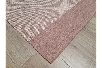 Alva Bomullsmatta 240x240 cm Kvadratisk - Rosa - Products - Textil & mattor - Matta - Modern matta - Bomullsmatta