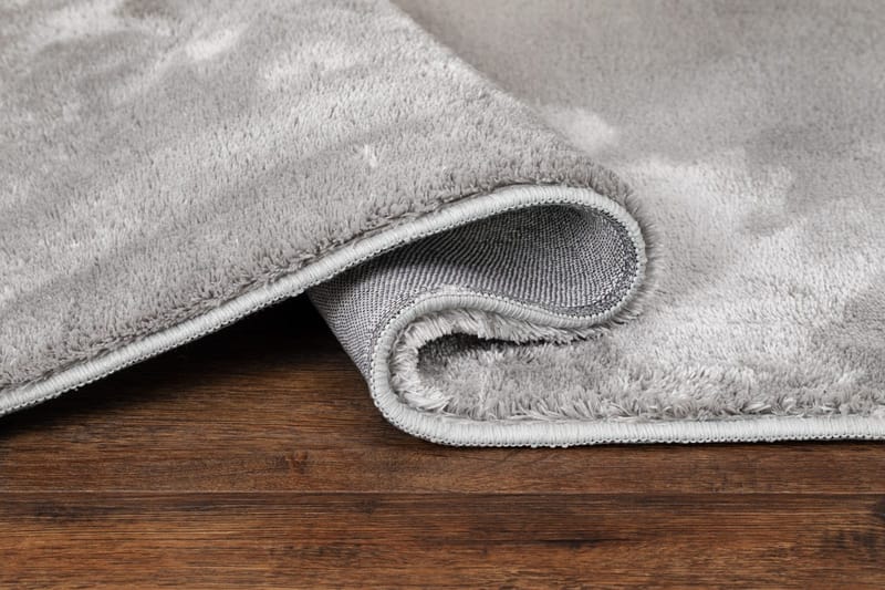Cozy Ryamatta 120 cm Rund - Silver - Products - Textil & mattor - Matta - Modern matta - Ryamatta