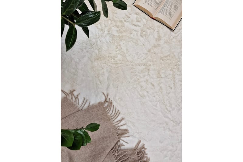 Heaven Ryamatta 200 cm Rund Vit - Vit - Products - Textil & mattor - Matta - Modern matta - Ryamatta