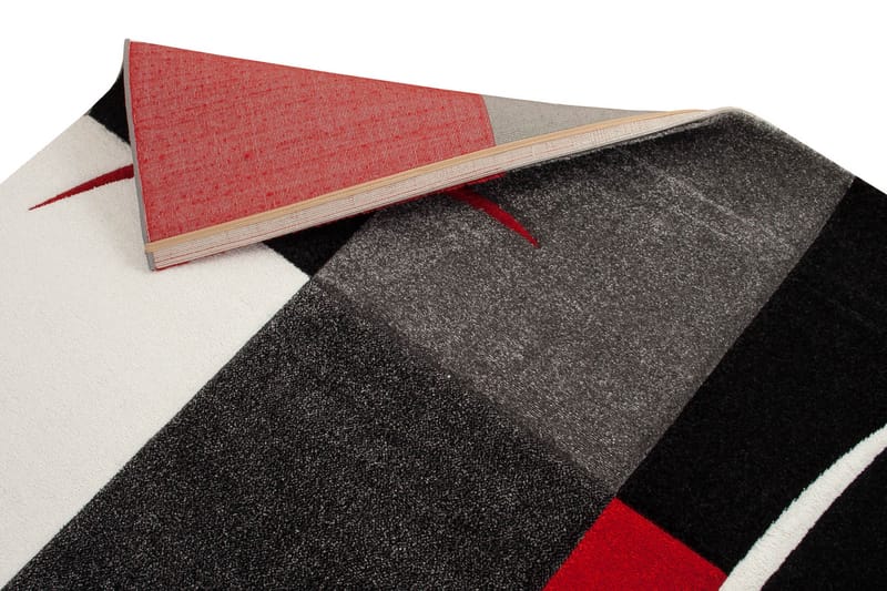 London Patch Friezematta 200x290 - Röd - Products - Textil & mattor - Matta - Modern matta - Wiltonmatta