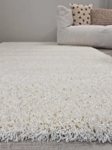 Lounge Ryamatta 160x230 cm Rektangulär - Vit - Products - Textil & mattor - Matta - Modern matta - Ryamatta