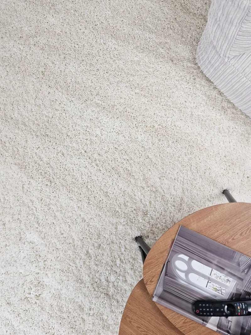 Lounge Ryamatta 160x230 cm Rektangulär - Vit - Products - Textil & mattor - Matta - Modern matta - Ryamatta