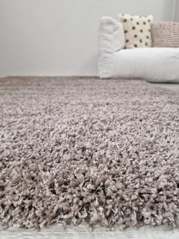 Lounge Ryamatta 80x150 cm Rektangulär - Linne - Products - Textil & mattor - Matta - Modern matta - Ryamatta