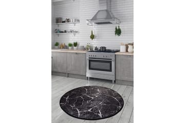 Marmuras Matta Rund 140 cm - Flerfärgad/Sammet - Products - Textil & mattor - Matta - Modern matta - Wiltonmatta