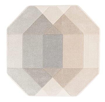 Matta Navon Carved 200x200 cm - Grå/Beige - Products - Textil & mattor - Matta - Modern matta - Wiltonmatta