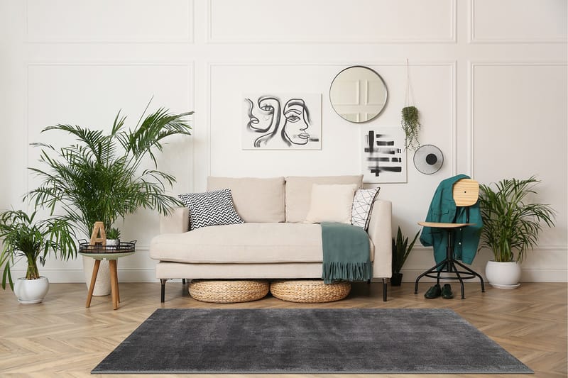 Sheraton Ryamatta Rektangulär 140x200 cm - Grafit - Products - Textil & mattor - Matta - Modern matta - Ryamatta