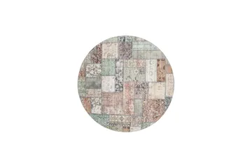 Tarfaya Friezematta Rund 200 cm - Grön - Products - Textil & mattor - Matta - Modern matta - Wiltonmatta