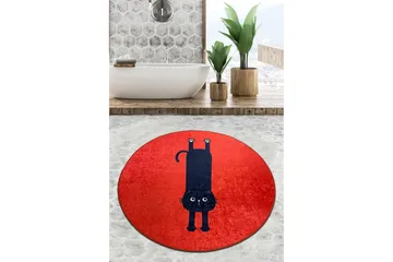 Parkesh Badrumsmatta 80 cm Rund - Flerfärgad - Products - Textil & mattor - Matta - Badrumsmatta