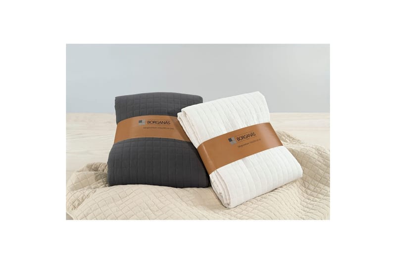 Sängöverkast Borganäs of Sweden - 150 x 250 cm, Vit - Products - Textil & mattor - Sängkläder - Överkast