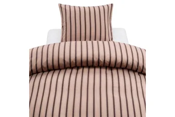 Påslakanset Enkelsäng Harmony 2-Dels Miranda - Brun - Products - Textil & mattor - Sängkläder - Bäddset & påslakanset - Påslakanset enkelsäng