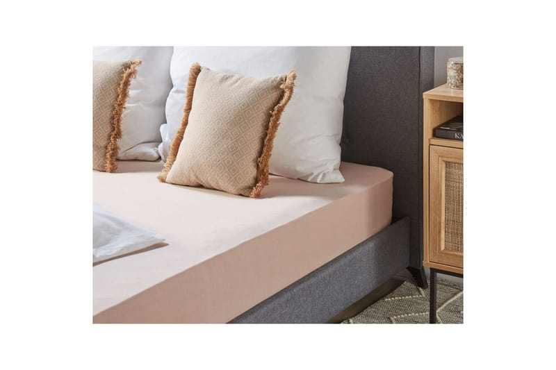 Dra-på-lakan Hofuf Beige, 200x200 cm - Beige, 200x200 cm - Products - Textil & mattor - Sängkläder - Lakan - Dra på lakan