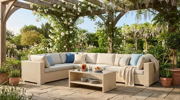 Bahamas Vänstermodul utomhus 140 cm - Beige - Products - Utemöbler & utemiljö - Övrigt utemöbler - Moduler utesoffa