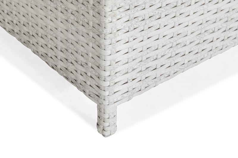 James Mittmodul utomhus i konstrotting - Vit / Ljusgrå dynor - Products - Utemöbler & utemiljö - Övrigt utemöbler - Moduler utesoffa - Mittmodul utesoffa