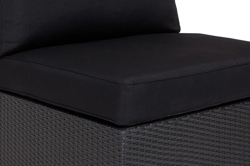 Bahamas Dynfodral till Ottoman/Bord, Svart