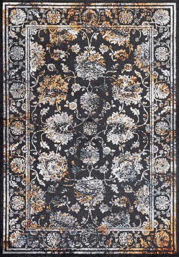 Matta Yelvi 120x180 cm - Svart/Beige - Products - Utemöbler & utemiljö - Balkong & altan - Balkonggolv - Plastmatta balkong