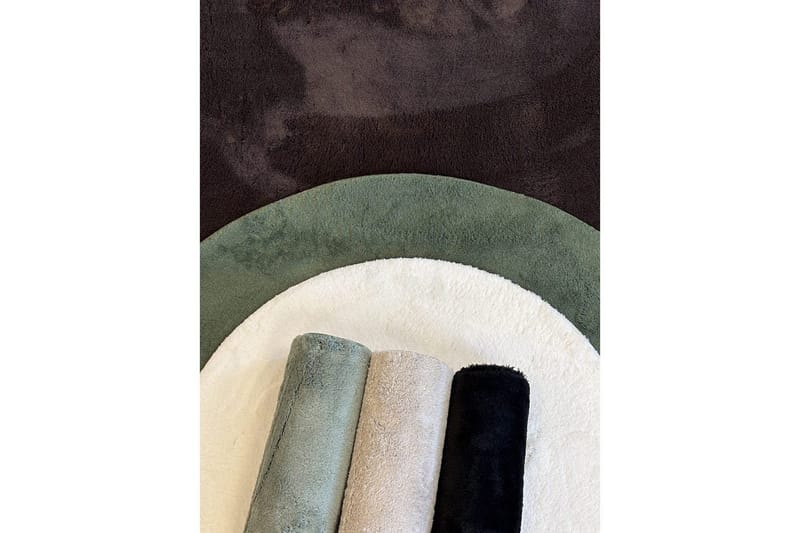 Tvättbar Matta Soft Rund - 160x160 cm, Choklad - Products - Utemöbler & utemiljö - Balkong & altan - Balkonggolv - Plastmatta balkong