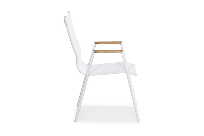 Las Karmstol Utomhus Vegas - Vit/beige - Products - Utemöbler & utemiljö - Balkong & altan - Balkongmöbler - Balkongstol