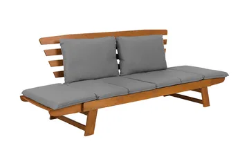 Portici Trädgårdssoffa 210 cm - Trä/Natur - Products - Utemöbler & utemiljö - Balkong & altan - Balkongmöbler - Balkongsoffa