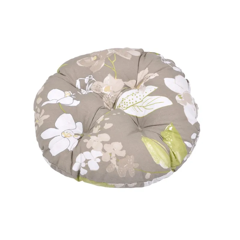Palldyna till fotpall utomhus, Beige Botanical