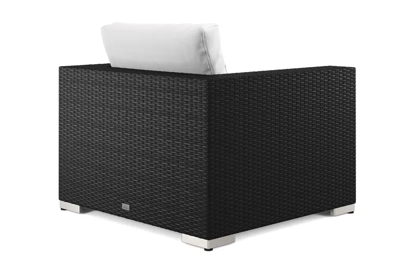 Bahamas Loungefåtölj utomhus i konstrotting - Svart - Products - Utemöbler & utemiljö - Loungemöbler - Loungestol utomhus