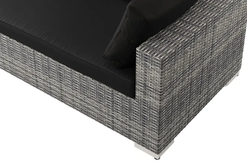 Bahamas utomhus L-soffa vänster 7-sits med fåtölj och bord - Grå - Products - Utemöbler & utemiljö - Loungemöbler - Loungeset & loungegrupp